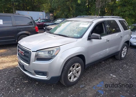 2016 GMC Acadia Sle-2 z USA, uszkodzony, nr VIN 1GKKVPKD2GJ111953